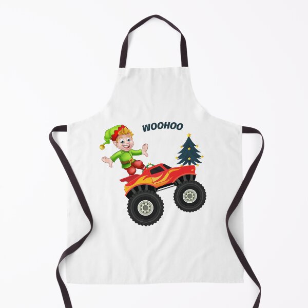 Item preview, Elfo navideño montando un camión monstruo designed and sold by CRAZY-T.