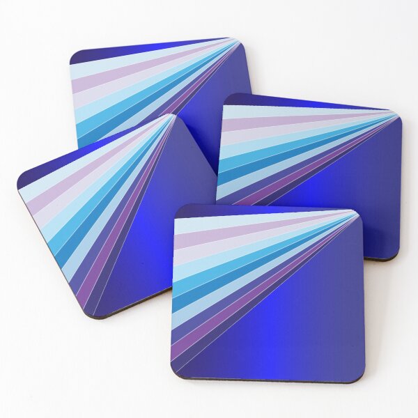 Item preview, 65 MCMLXV Retro 70s Disco Blue Streaks of Light Pattern designed and sold by 65 MCMLXV.