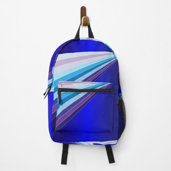 Item preview, 65 MCMLXV Retro 70s Disco Blue Streaks of Light Pattern designed and sold by 65 MCMLXV.