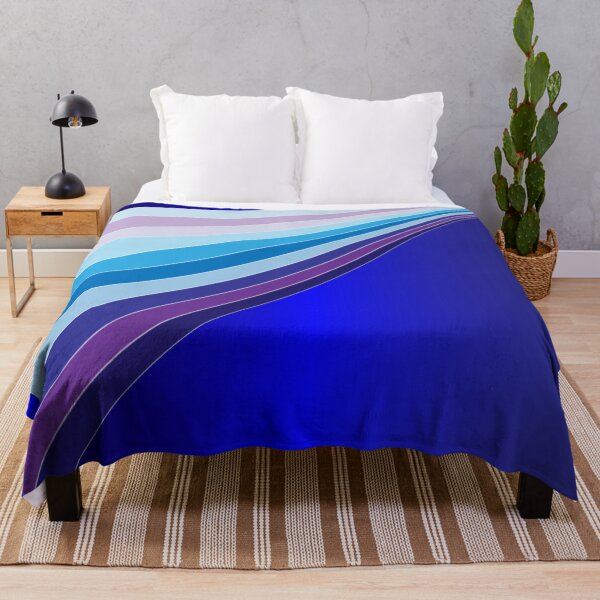 Item preview, 65 MCMLXV Retro 70s Disco Blue Streaks of Light Pattern designed and sold by 65 MCMLXV.