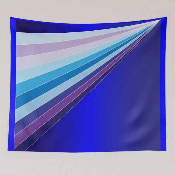 Item preview, 65 MCMLXV Retro 70s Disco Blue Streaks of Light Pattern designed and sold by 65 MCMLXV.