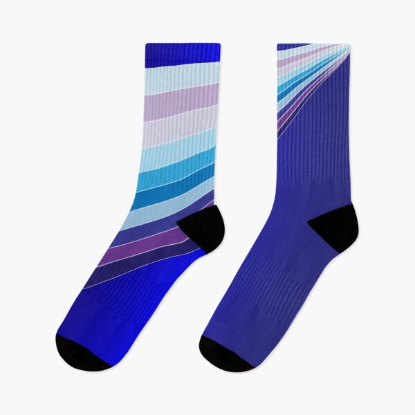 Item preview, 65 MCMLXV Retro 70s Disco Blue Streaks of Light Pattern designed and sold by 65 MCMLXV.