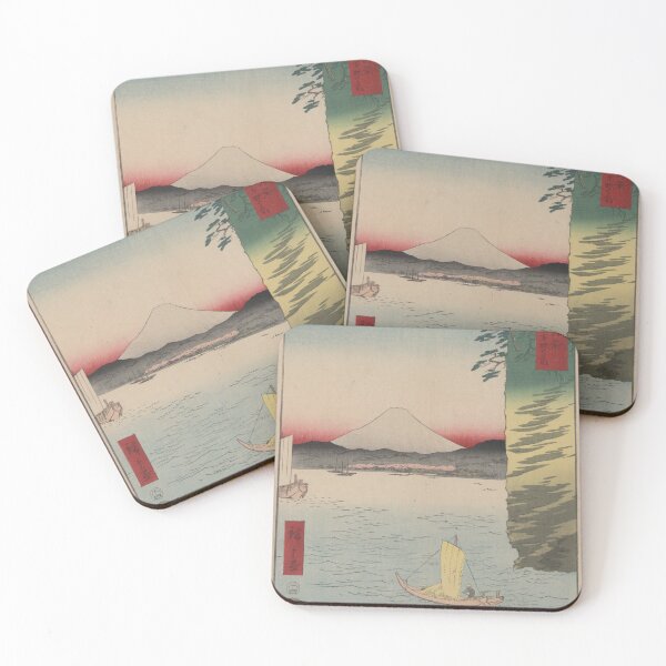 Item preview, Hiroshige's Cherry Blossoms at Honmoku in Musashi Province designed and sold by mosfunky.