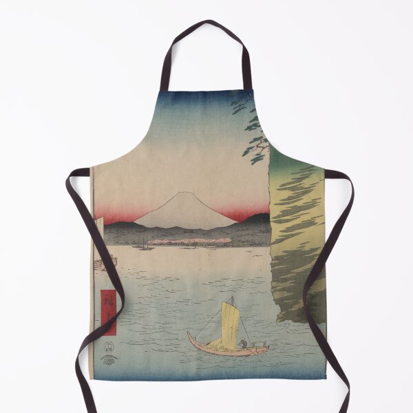 Item preview, Hiroshige's Cherry Blossoms at Honmoku in Musashi Province designed and sold by mosfunky.