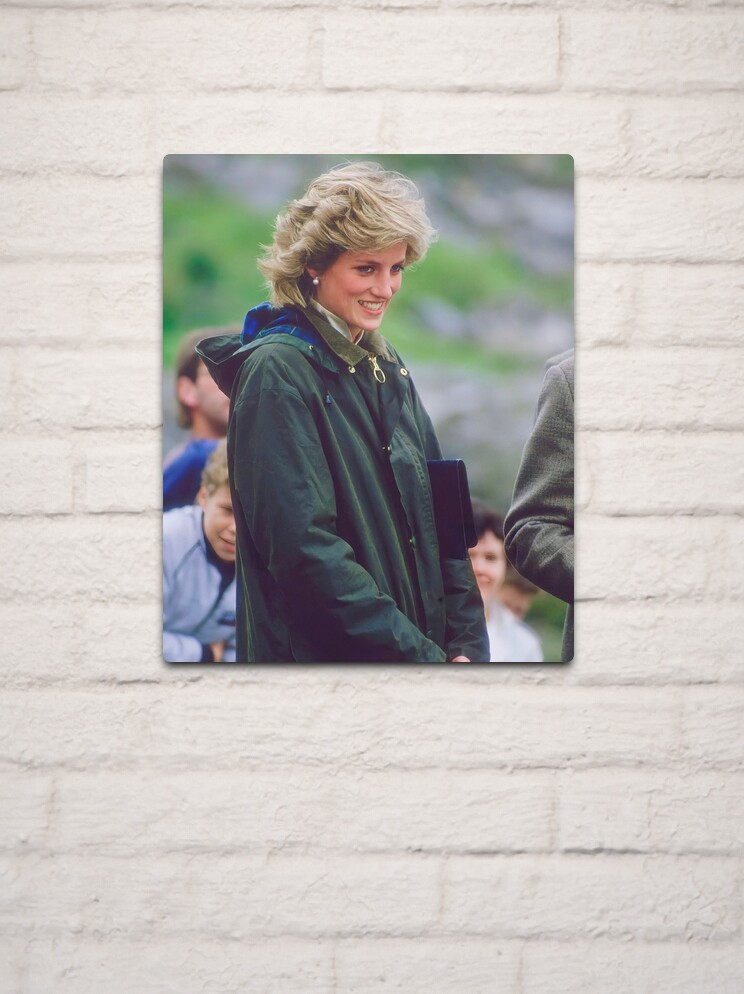 Princess Diana wearing a timeless Barbour jacket in Scotland, 1985