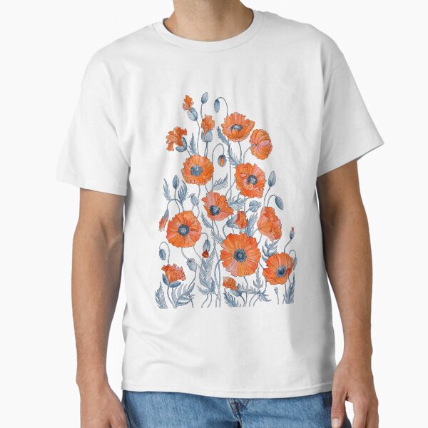 Item preview, Poppies Floral Botanical art designed and sold by Ruta.