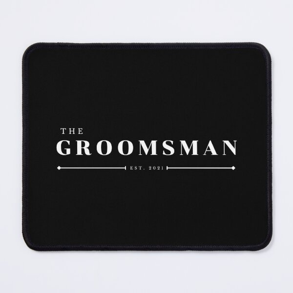 Item preview, The Groomsman Est. 2021 Groomsmen Logo designed and sold by AriesRising-.