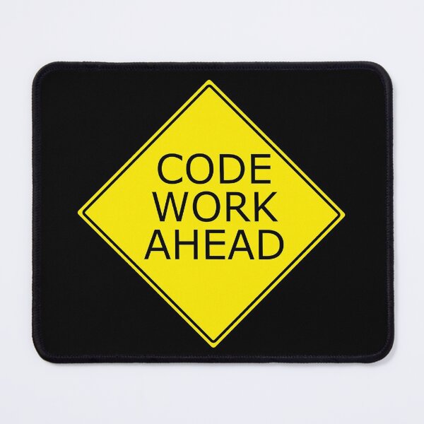 Artikelvorschau, Code Work Ahead entworfen und verkauft von Exilant.