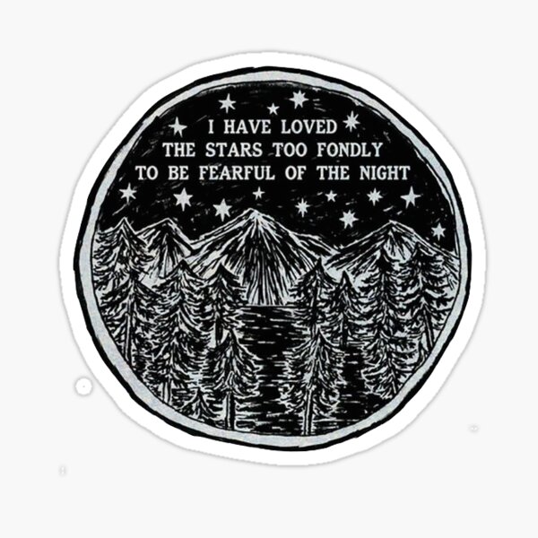 I Love the Stars Sticker