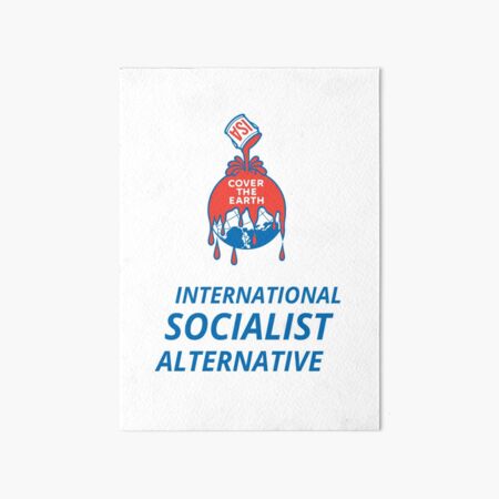 Vista previa del artículo con la obra «¡ISA cubra la tierra!», diseñado y vendido por Socialist  Alternative.