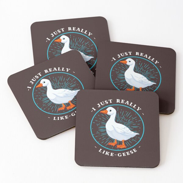 Item preview, I JUST REALLY LIKE GEESE designed and sold by Hussain Shirts.