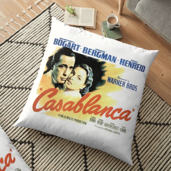 Casablanca (1942) Movie Floor Pillow