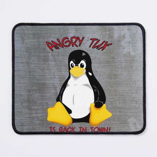 Item preview, Angry Tux is back in town on a metal plate designed and sold by Exilant.