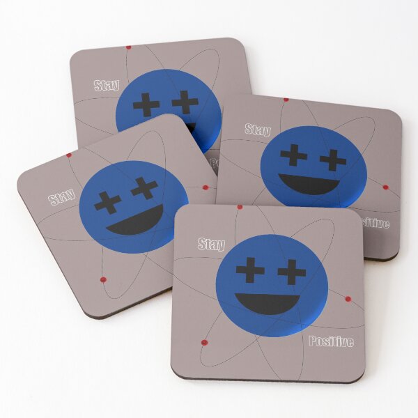 Item preview, Stay Positive Atom designed and sold by Otaku's Designs.