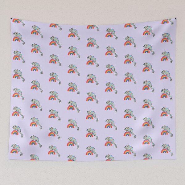 Item preview, Rainbow Chameleon - Happy Lizard designed and sold by ApiladaV.
