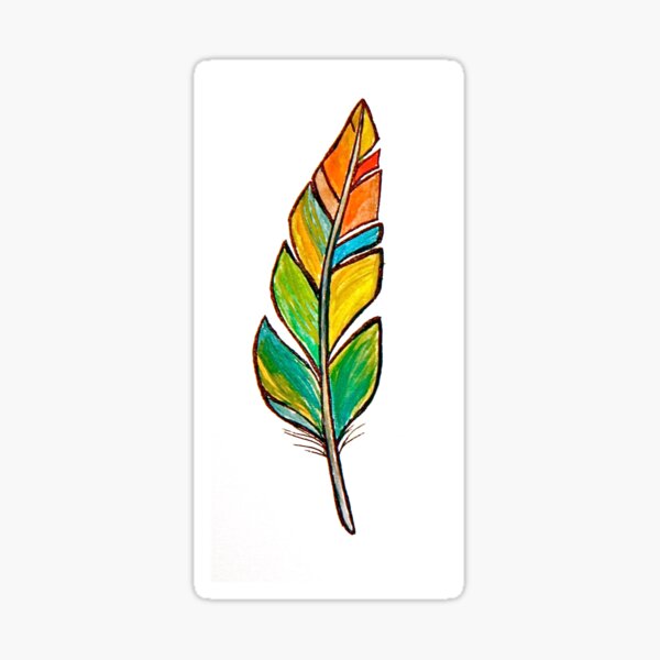 Feather Friend Sticker