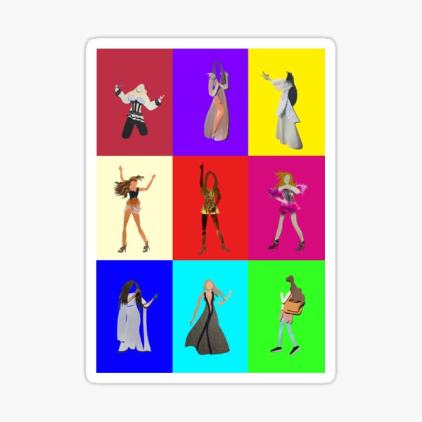 greek goddess eurovision Sticker