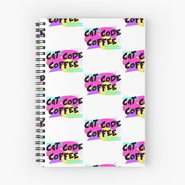 Item preview, 90s Vibe Cats Code Coffee 80s Retro Aesthetic Costume Party designed and sold by AwesomeDistrict.