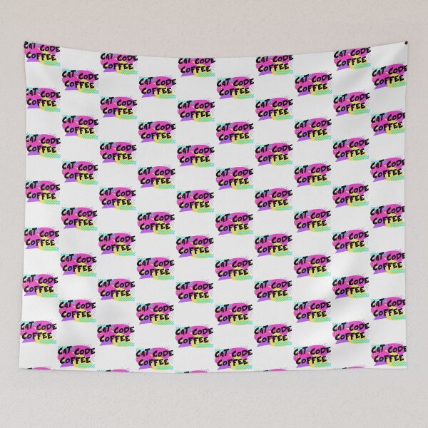 Item preview, 90s Vibe Cats Code Coffee 80s Retro Aesthetic Costume Party designed and sold by AwesomeDistrict.