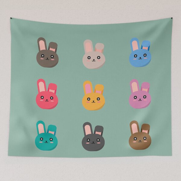Item preview, Cute rabbit party designed and sold by Nightlight0.