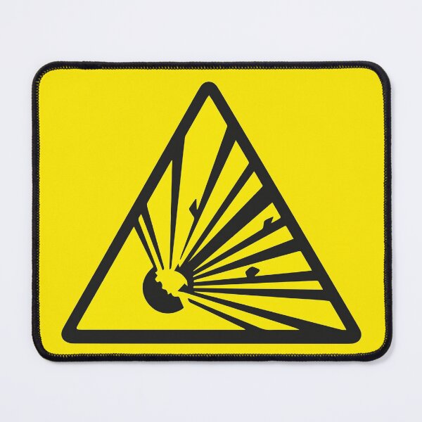 Item preview, Risc of Explosion Sign designed and sold by Exilant.