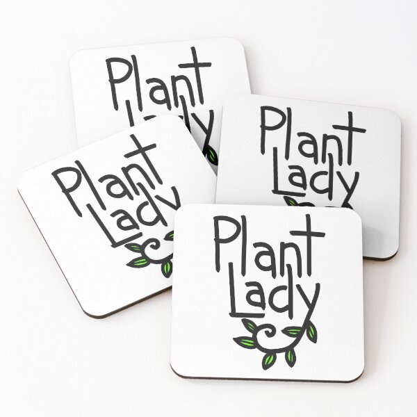 Item preview, Plant lady with hand drawn text designed and sold by MeandTlcArt.