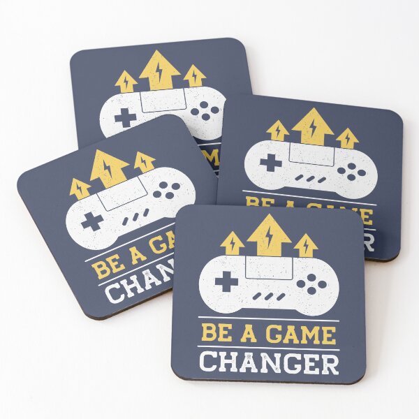 Item preview, Be a Game Changer // Gamer Quote designed and sold by SLAG-Creative.