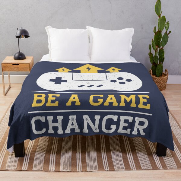 Item preview, Be a Game Changer // Gamer Quote designed and sold by SLAG-Creative.