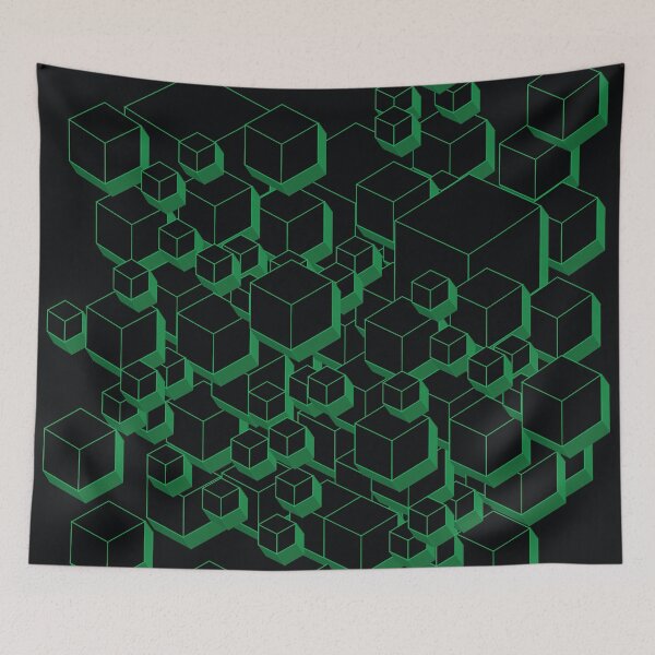 Item preview, 3D Futuristic Cubes designed and sold by Creative BD.