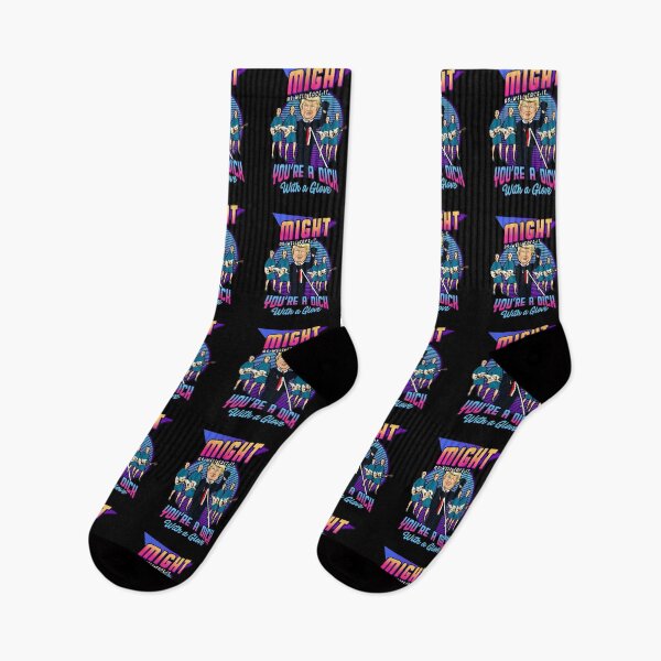 Item preview, Might As Well Face It You’re A Dick With A Glove! Funny 80s Rock Concert Anti Trump design! designed and sold by HROC.