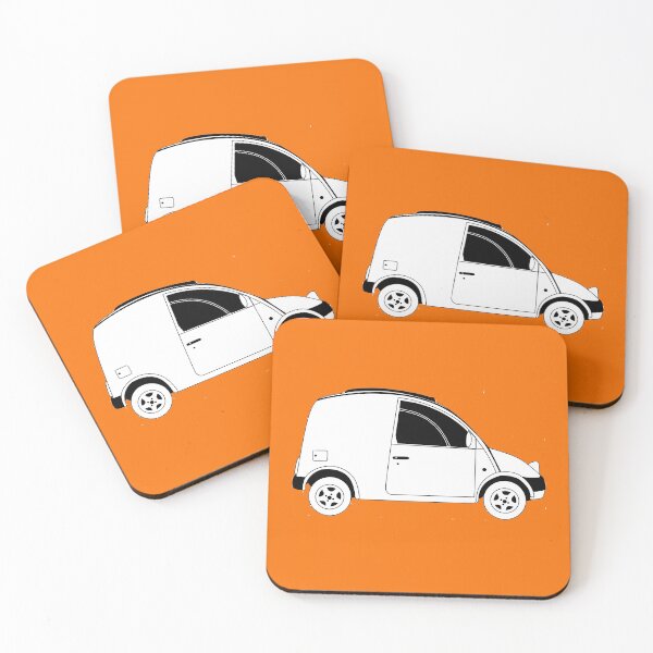 Item preview, Nissan S Cargo fan art orange designed and sold by SueHolmArt.