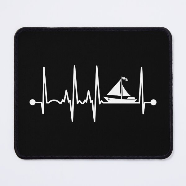 Item preview, Sailboat Heartbeat designed and sold by teesaurus.