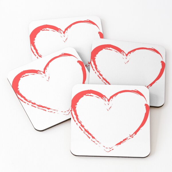 Item preview, RED PAINTED HEART designed and sold by billionairebrnd.
