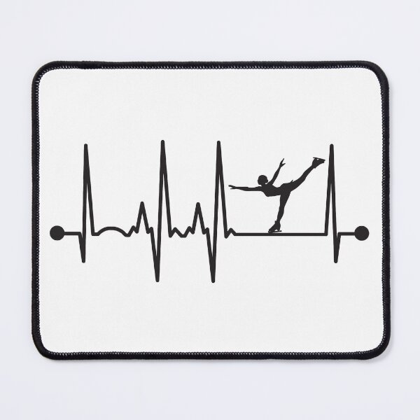 Item preview, Figure Skating Heartbeat designed and sold by teesaurus.