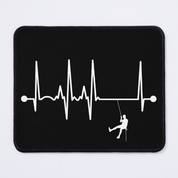 Item preview, Abseiling Heartbeat designed and sold by teesaurus.