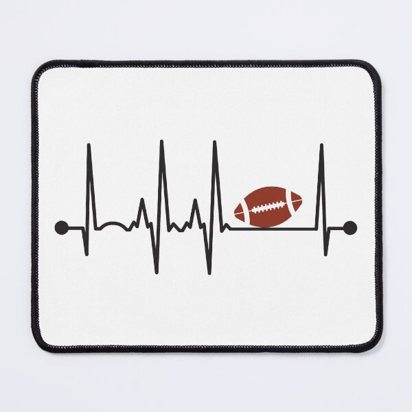 Item preview, Football Heartbeat designed and sold by teesaurus.