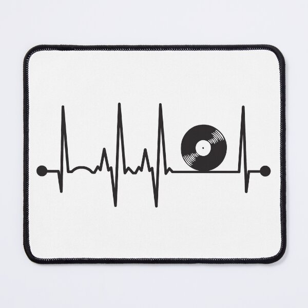 Item preview, Vinyl Heartbeat designed and sold by teesaurus.