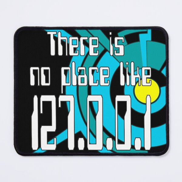 Item preview, No place like 127.0.0.1 blue designed and sold by Exilant.
