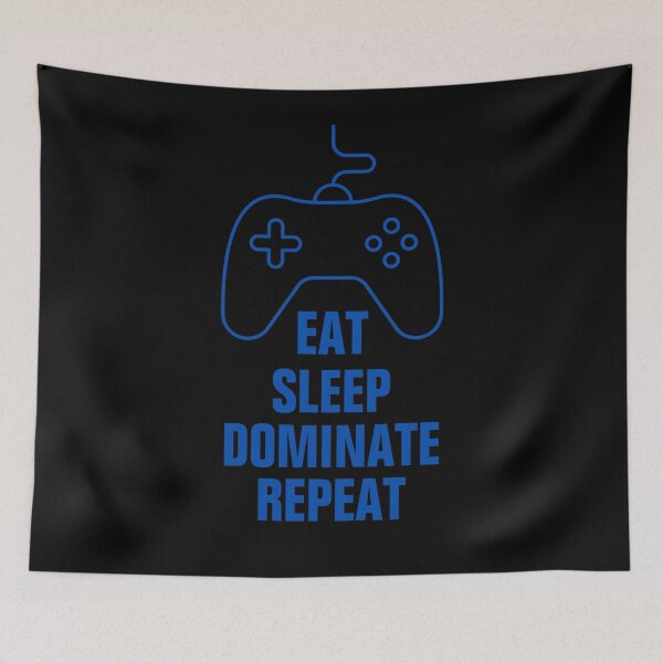 Item preview, Eat sleep dominate repeat humor design designed and sold by empathylife.