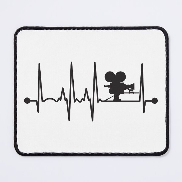 Item preview, Movie Camera Heartbeat designed and sold by teesaurus.
