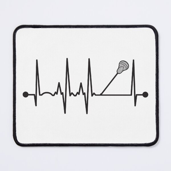 Item preview, Lacrosse Heartbeat designed and sold by teesaurus.