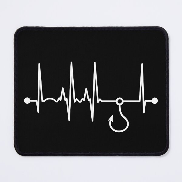 Item preview, Fishing Heartbeat designed and sold by teesaurus.