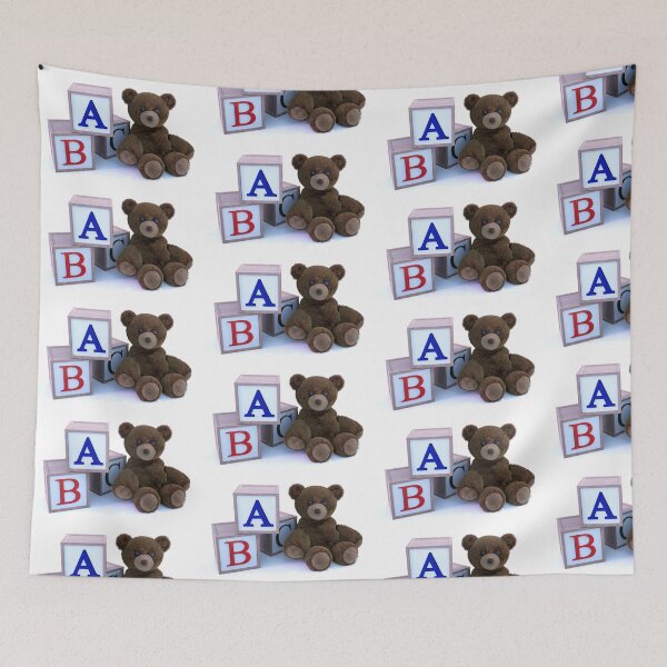 Item preview, Cute Teddy Bear & Blocks designed and sold by KTSubz Faith & Fun Designs.