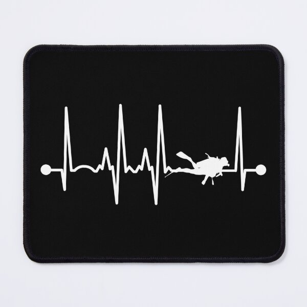 Item preview, Scuba Diving Heartbeat designed and sold by teesaurus.