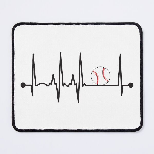 Item preview, Baseball Heartbeat designed and sold by teesaurus.
