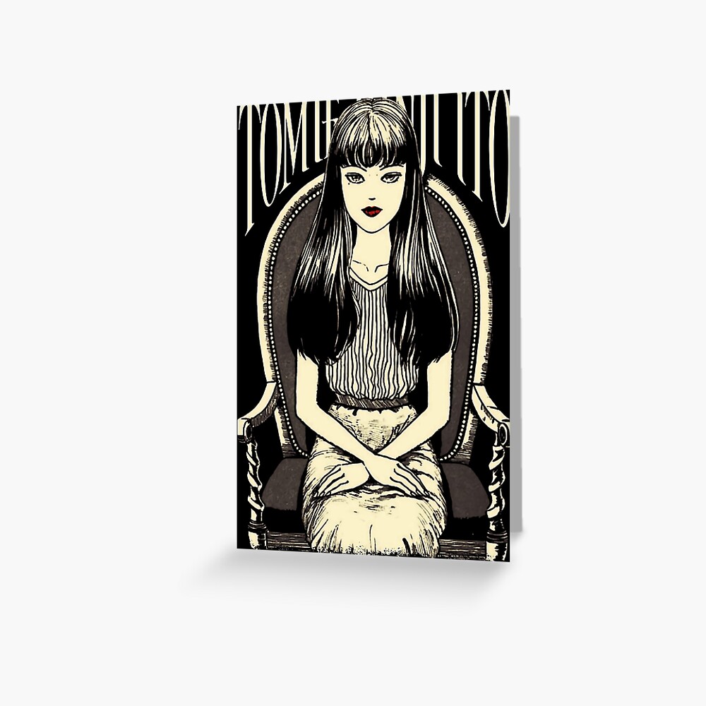 Tomie Junji Ito Greeting Card By Gumalavurko Redbubble