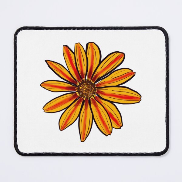 Item preview, Orange African Daisy ( Gazania ) Flower Design designed and sold by Alima Designs.