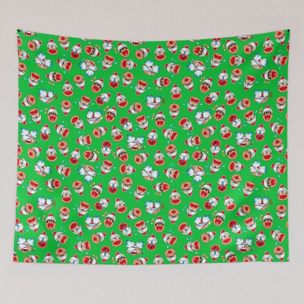 Item preview, Liberate the Apes pattern in Green designed and sold by squiderdoodle.