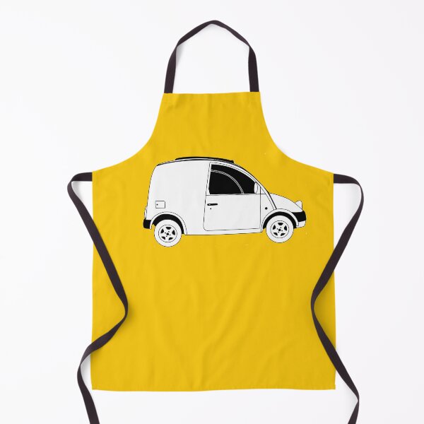 Item preview, Nissan S Cargo van fan art yellow designed and sold by SueHolmArt.