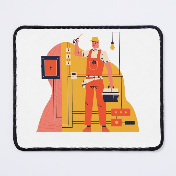 Item preview, Male Electrician designed and sold by Buddy Boss.